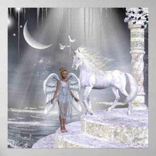 Angels Fae Unicorns Print