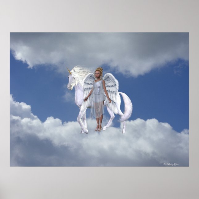 Angels Fae Unicorns Print (Front)