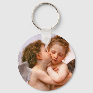 Angels First Kiss, Bouguereau Key Ring