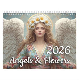 Angels & Flowers 2026 Calendar