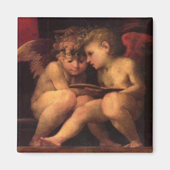 Angels from Madonna Enthroned by Fiorentino Magnet (Front)