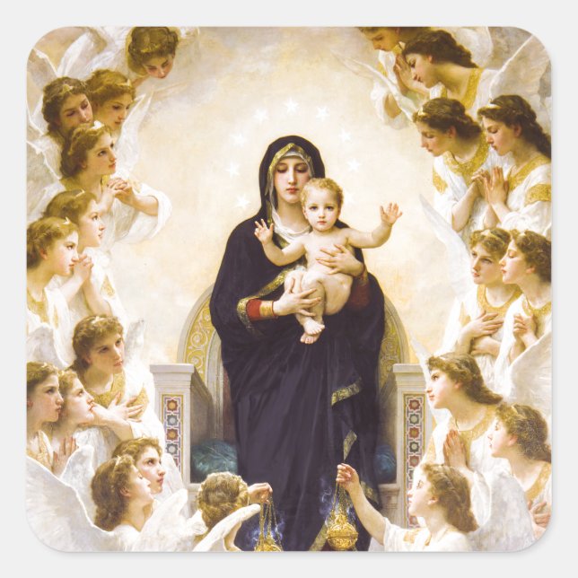Angels From The Realm of Glory Square Sticker (Front)