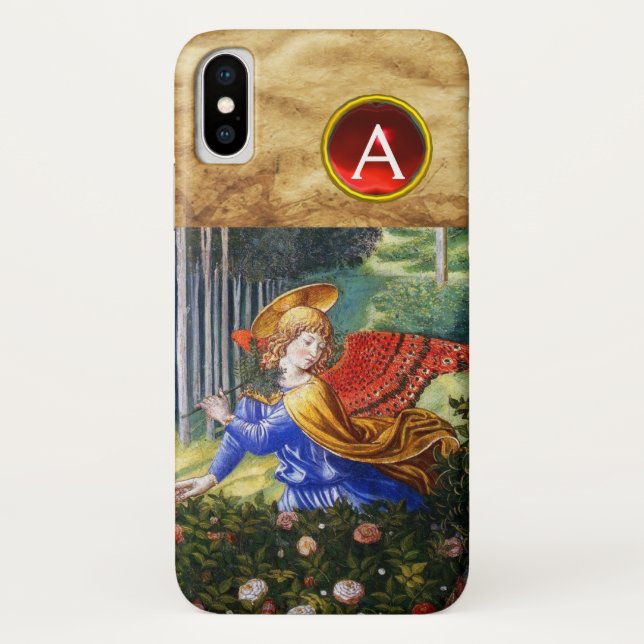 Angels Gathering Flowers,Heaven Landscape Monogram Case-Mate iPhone Case (Back)
