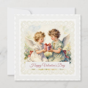 Angels' Gift – Victorian-Style Valentine’s Day Holiday Card