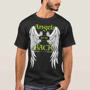 Angels Got my Back Inspirational Religious Tee Wi