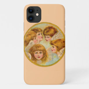 Angels In A Gold Ring Circle iPhone 11 Case