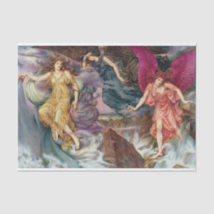 Angels in Stormy Weather Tissue Paper