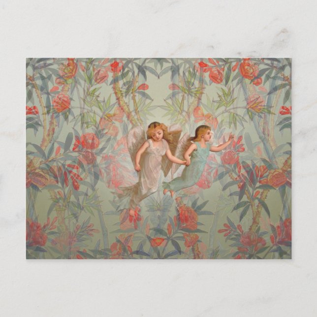 Angels in the Garden Postcard (Front)