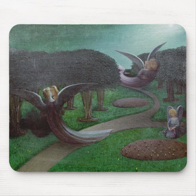 Angels in the Night, 1896 Mouse Mat (Front)
