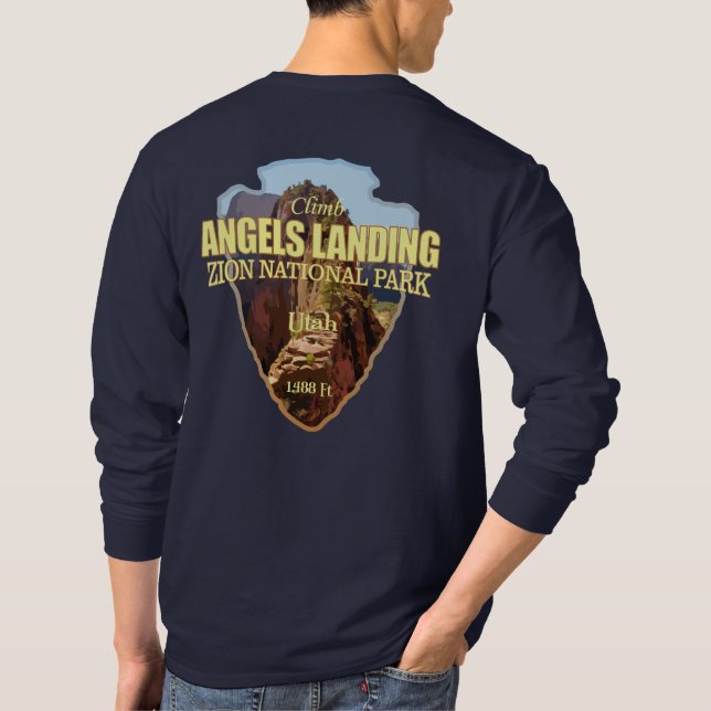Angels Landing (arrowhead) T-Shirt (Back)
