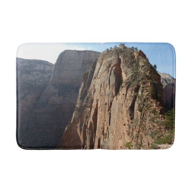 Angels Landing at Zion National Park Bath Mat (Front)