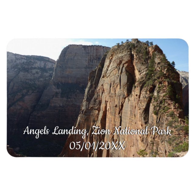 Angels Landing at Zion National Park Magnet (Horizontal)
