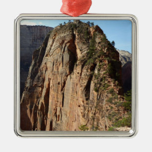 Angels Landing at Zion National Park Metal Tree Decoration
