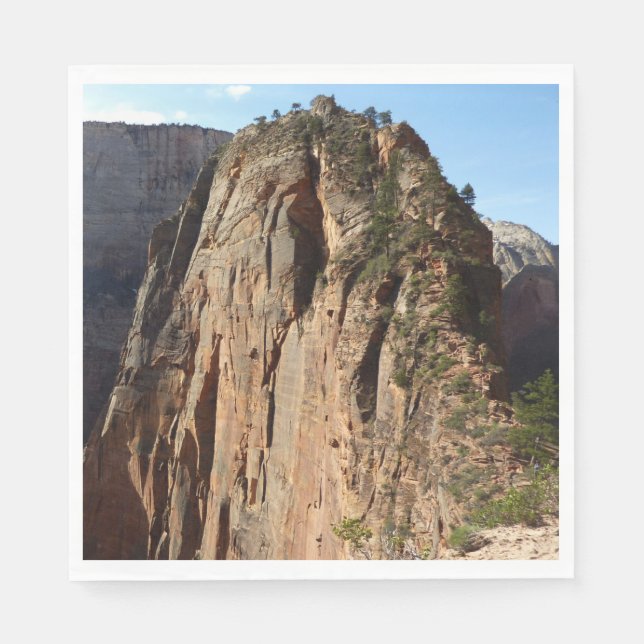 Angels Landing at Zion National Park Napkin (Front)