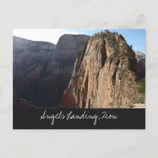 Angels Landing at Zion National Park Postcard