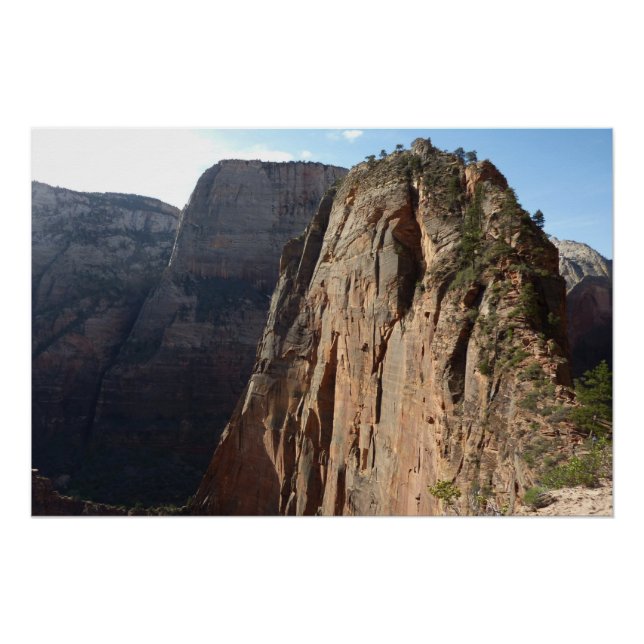 Angels Landing at Zion National Park Poster (Front)