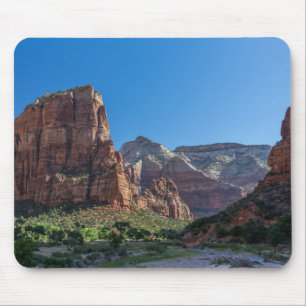 Angels Landing in Zion National Park Mouse Mat
