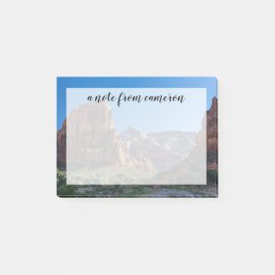 Angels Landing in Zion National Park Post-it Notes