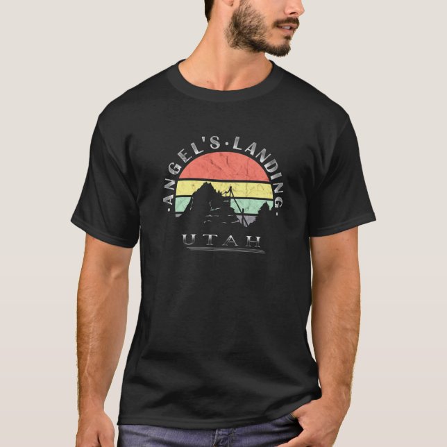 Angels Landing Retro Vintage T-Shirt (Front)