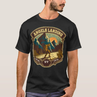 Angels Landing Trail Utah Hiker Hiking T-Shirt