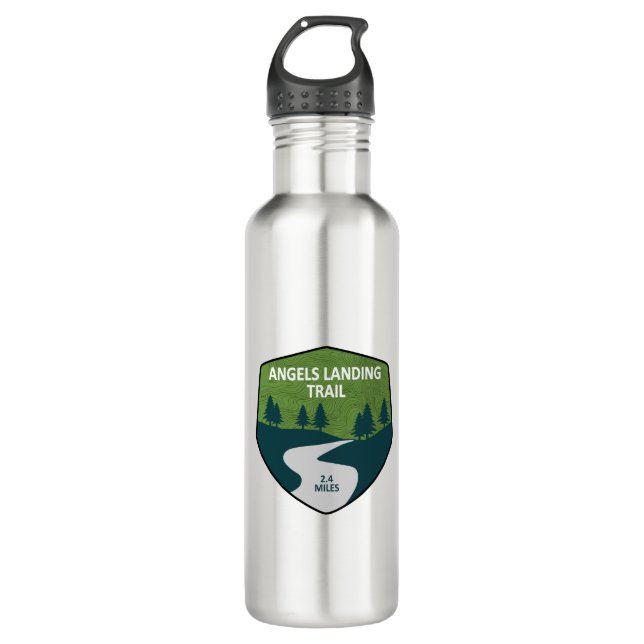 Angels Landing Trail Zion National Park 710 Ml Water Bottle (Front)