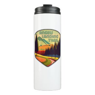Angels Landing Trail Zion National Park Colours Thermal Tumbler
