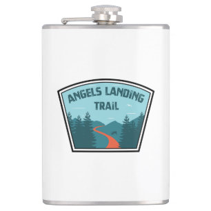 Angels Landing Trail Zion National Park Hip Flask