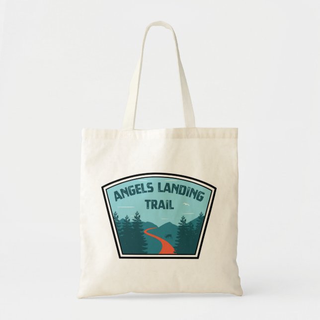 Angels Landing Trail Zion National Park Tote Bag (Front)