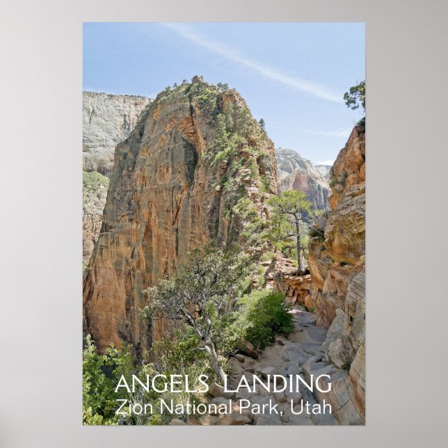 Angels Landing, Zion NP Poster (Front)