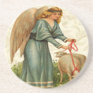 Angels Little Lamb Coaster