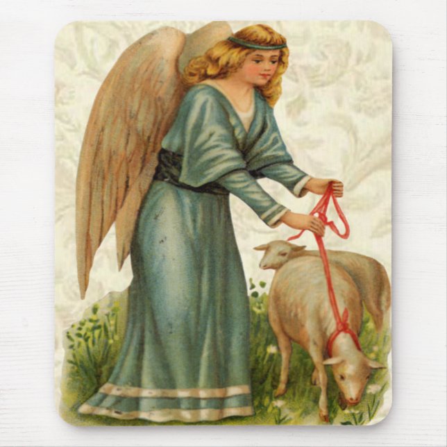 Angels Little Lamb Mouse Pad (Front)