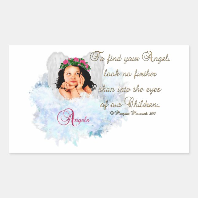 Angels...Look no further Rectangular Sticker (Front)