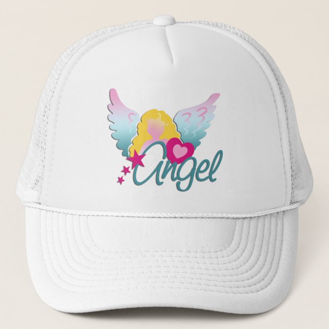 Angels Love Trucker Hat (Front)