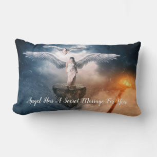 Angels Lumbar Throw Pillow