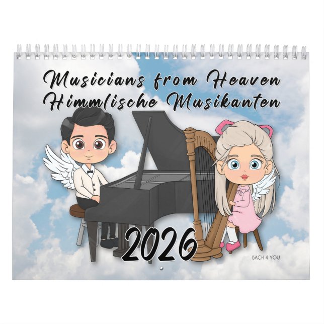 Angels Making Music – Musicians from Heaven 2026 Calendar (Cover)