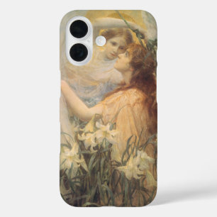 Angel's Message by George Swinstead, Vintage Art iPhone 16 Case