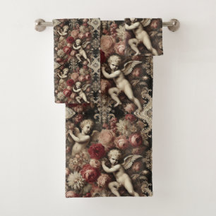 Angels of Discord – Gothic Victorian Bath Towel Set