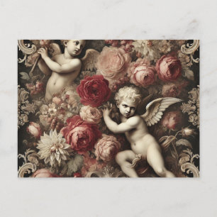 Angels of Discord – Gothic Victorian  Holiday Postcard