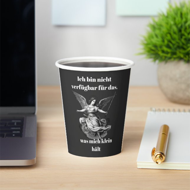 Angels of Unavailability Paper Cups (Insitu)
