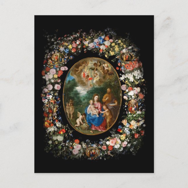 Angels Offering Gifts Postcard (Front)