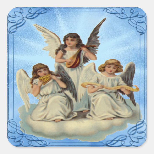 Angels On A Cloud Stickers (Front)