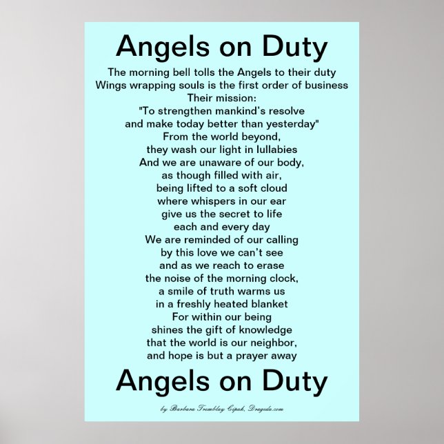 Angels on Duty - Large Poster (Front)