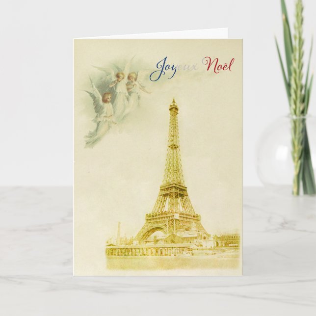 Angels over Paris Christmas card (Front)