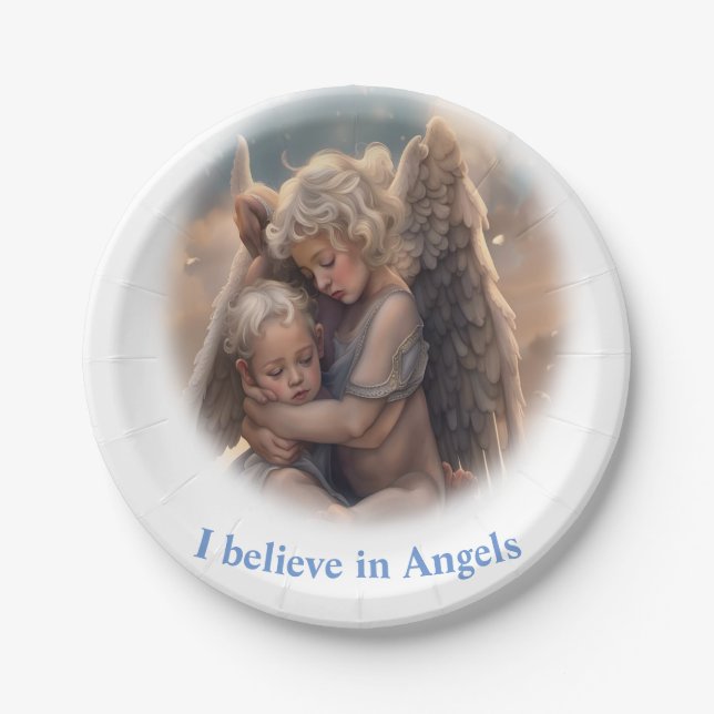 Angels Paper Plate (Front)