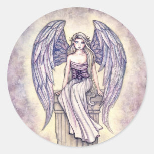 Angel's Perch Stickers by Molly Harrison