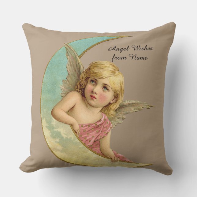 ANGELS - personalised Angel gifts Cushion (Front)