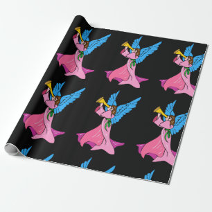 Angels Playing Trumpet Wrapping Paper