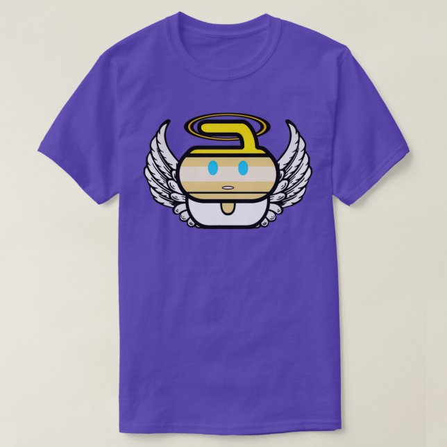 Angels Rock Curling Rockers 1 T-Shirt (Design Front)