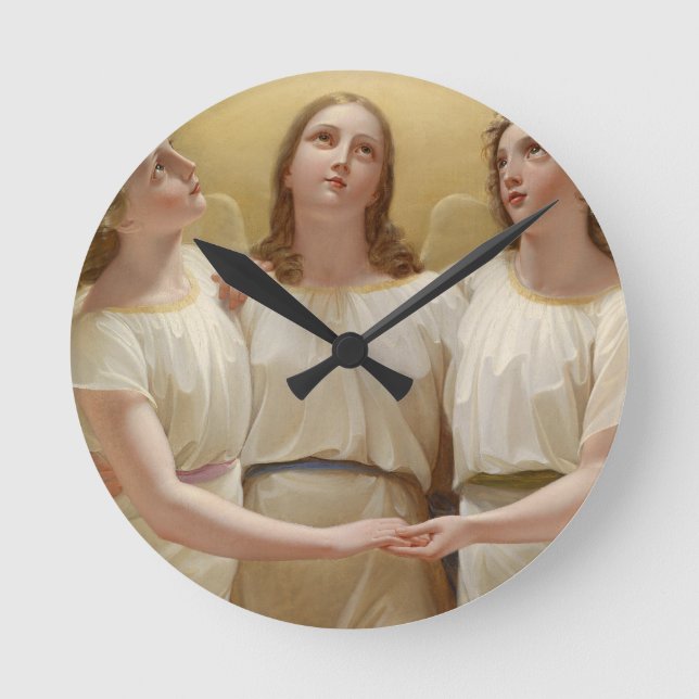 ANGELS ROUND CLOCK (Front)