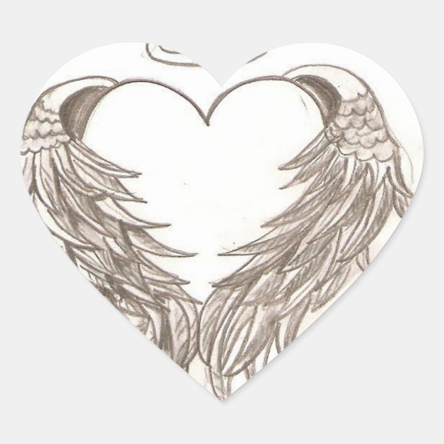 Angels``s lifes/ heart sticker (Front)